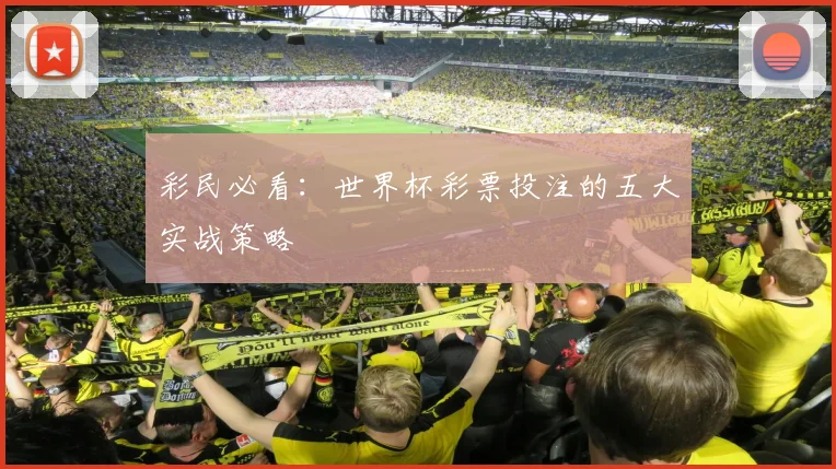 彩民必看:世界杯彩票投注的五大实战策略