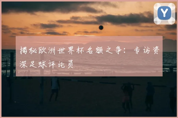 揭秘欧洲世界杯名额之争：专访资深足球评论员